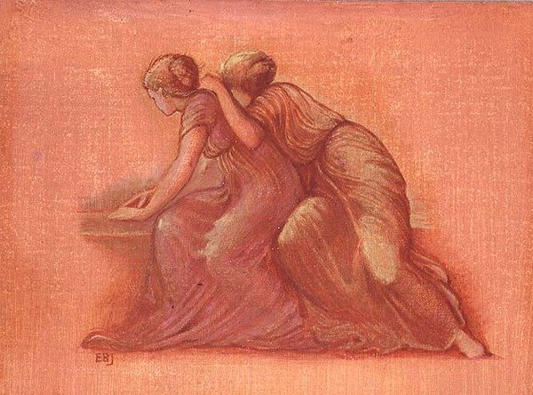 Números em uma Varanda de Edward Coley Burne Jones