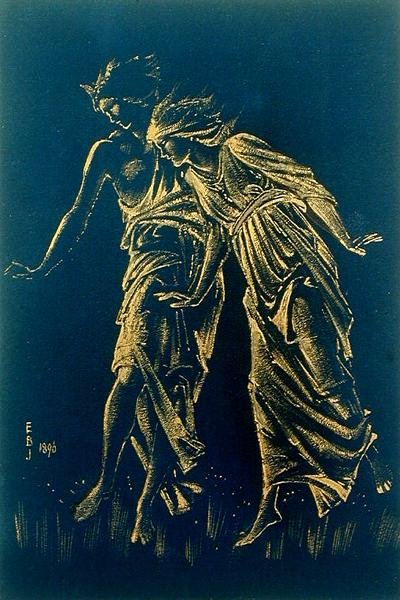 Raparigas a Dançar de Edward Coley Burne Jones