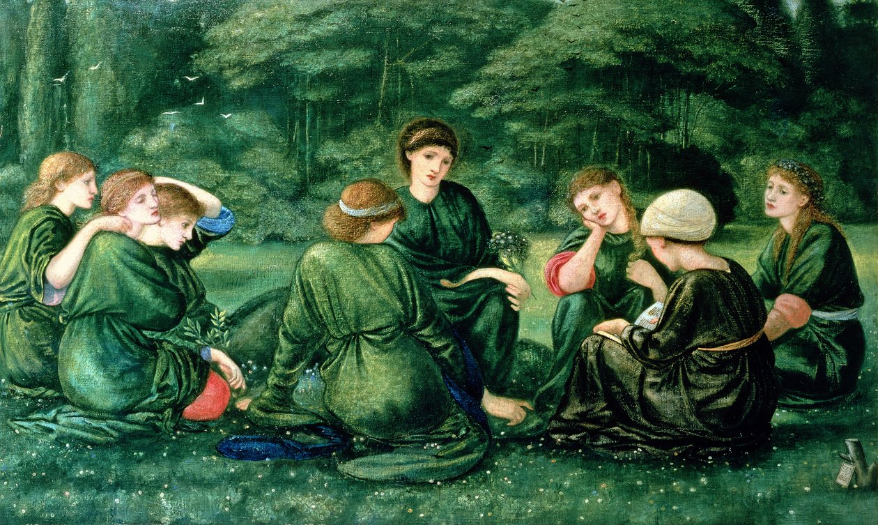 Verão Verde, 1868 de Edward Burne Jones