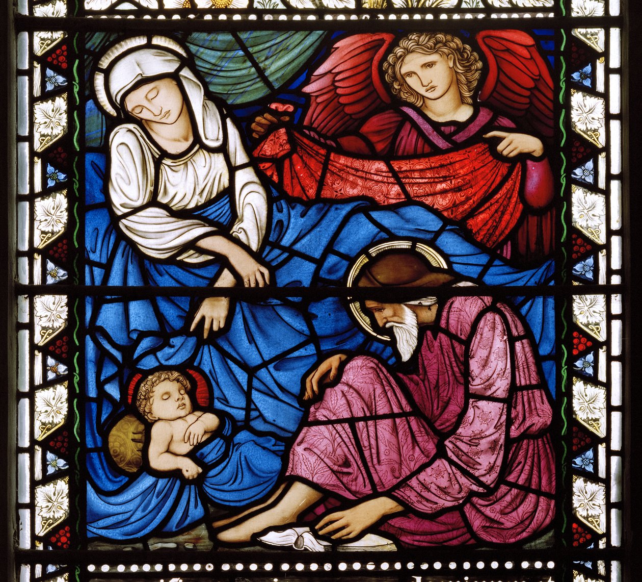 Kirkcaldy Old Kirk, Morris & Co., Edward Burne-Jones, A Natividade, 1886 de Edward Burne Jones