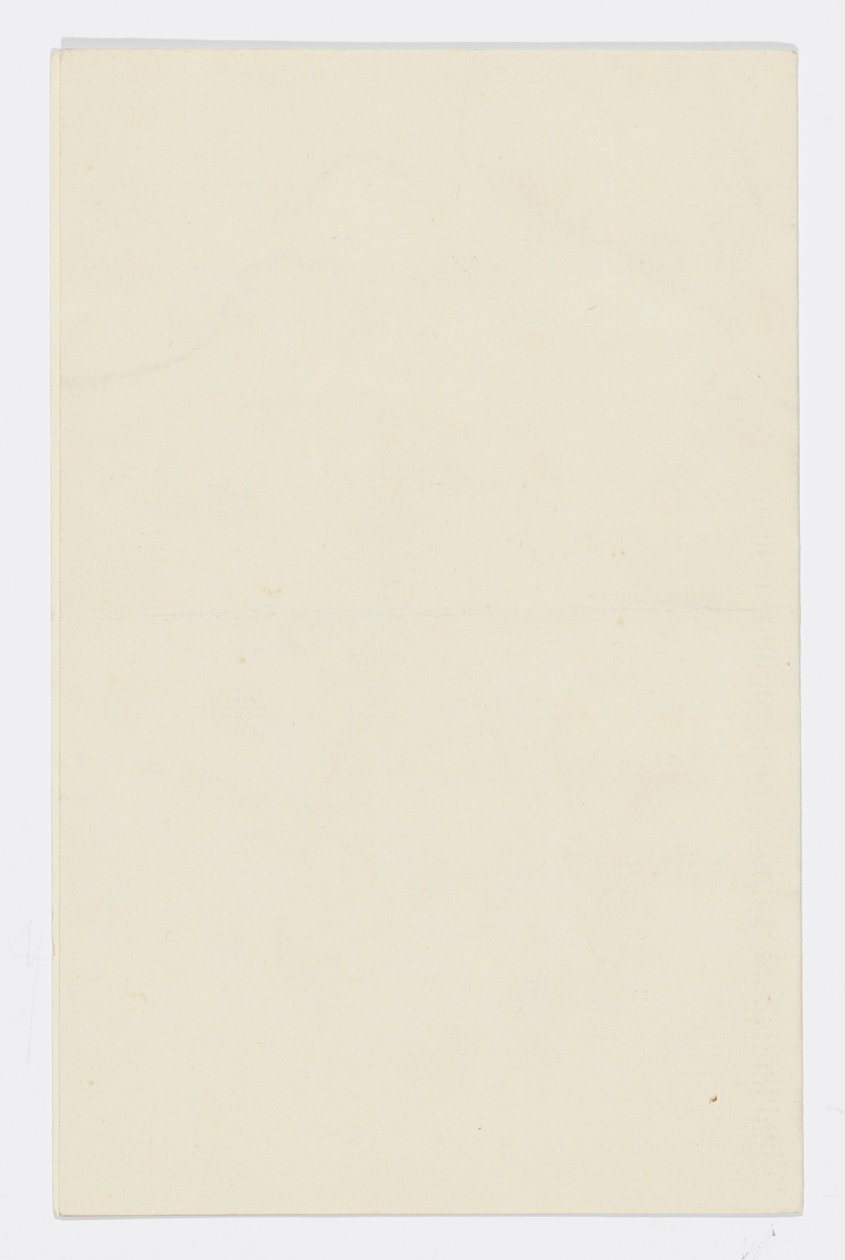 Carta para a neta do artista, Angela Thirkell (lápis sobre papel) de Edward Burne Jones