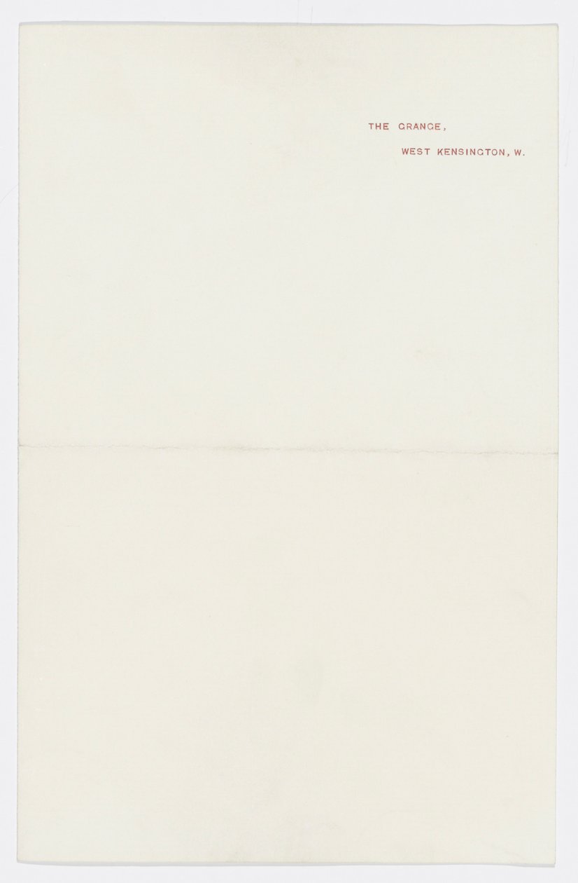 Carta para a neta do artista, Angela Thirkell (lápis sobre papel) de Edward Burne Jones