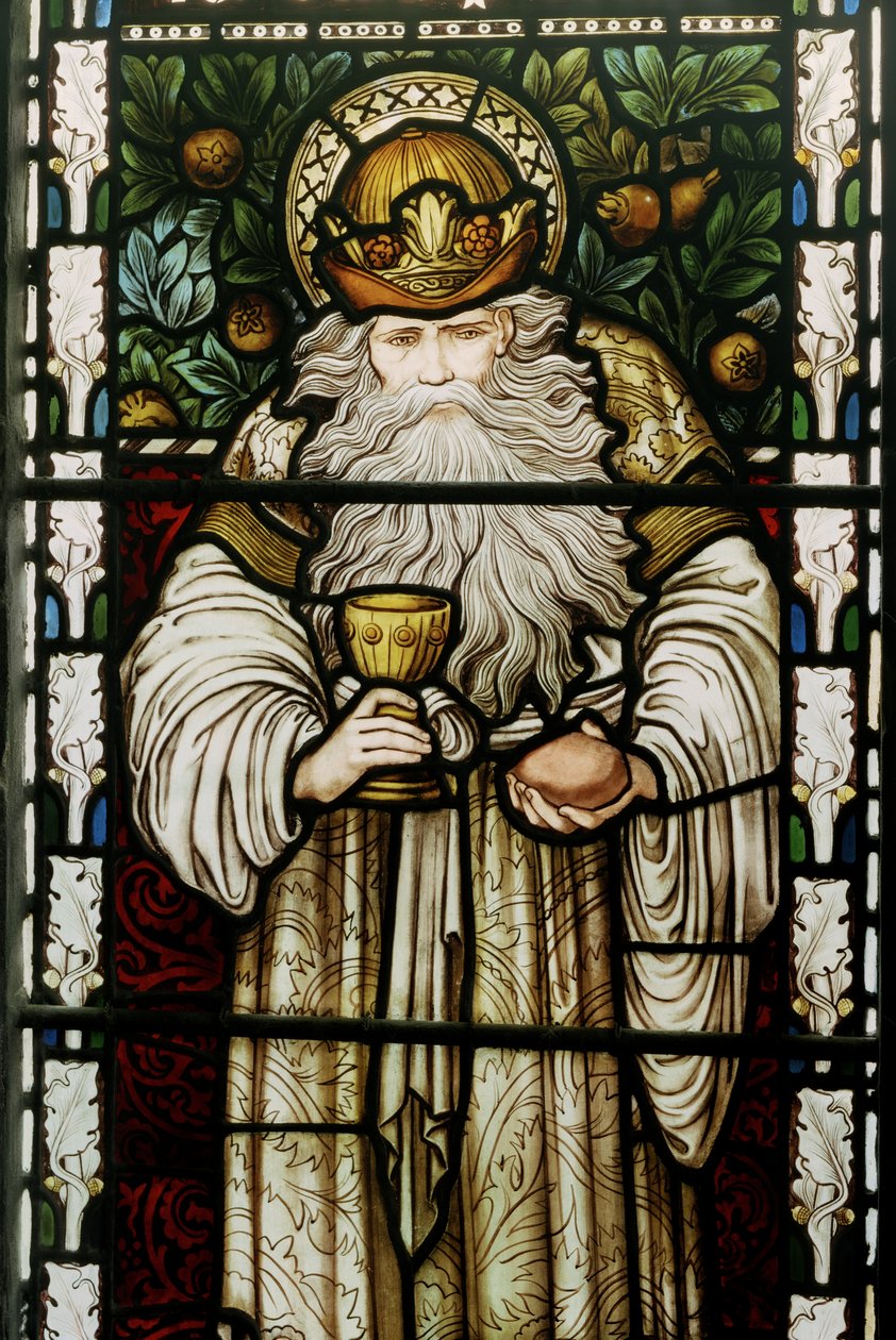 Melquisedeque, rei de Salém, 1876 (vitral) de Edward Burne Jones