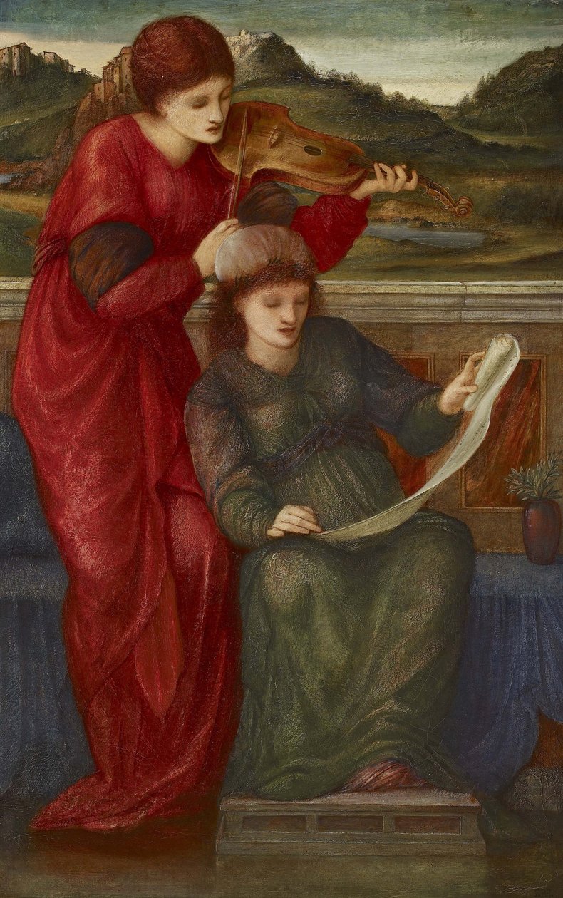 Música, 1877 de Edward Burne Jones