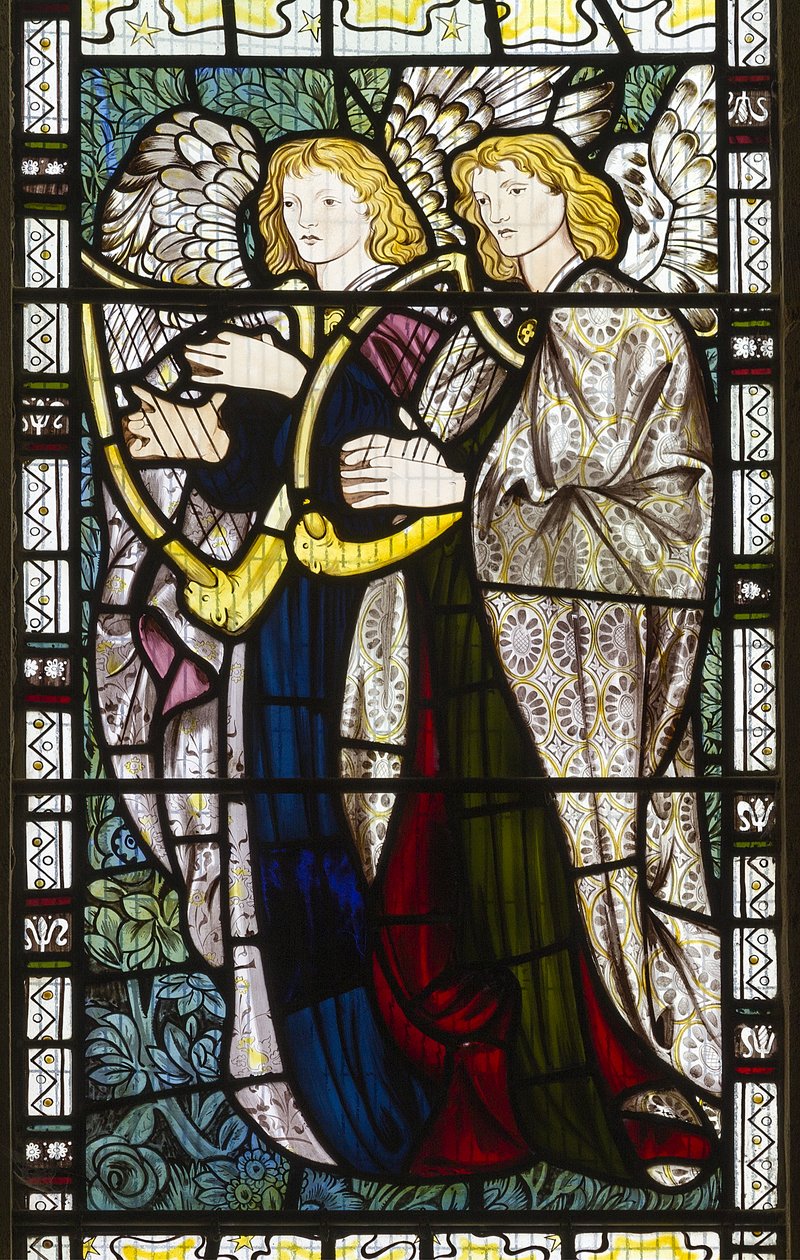 Anjos Musicais, 1865 de Edward Burne Jones