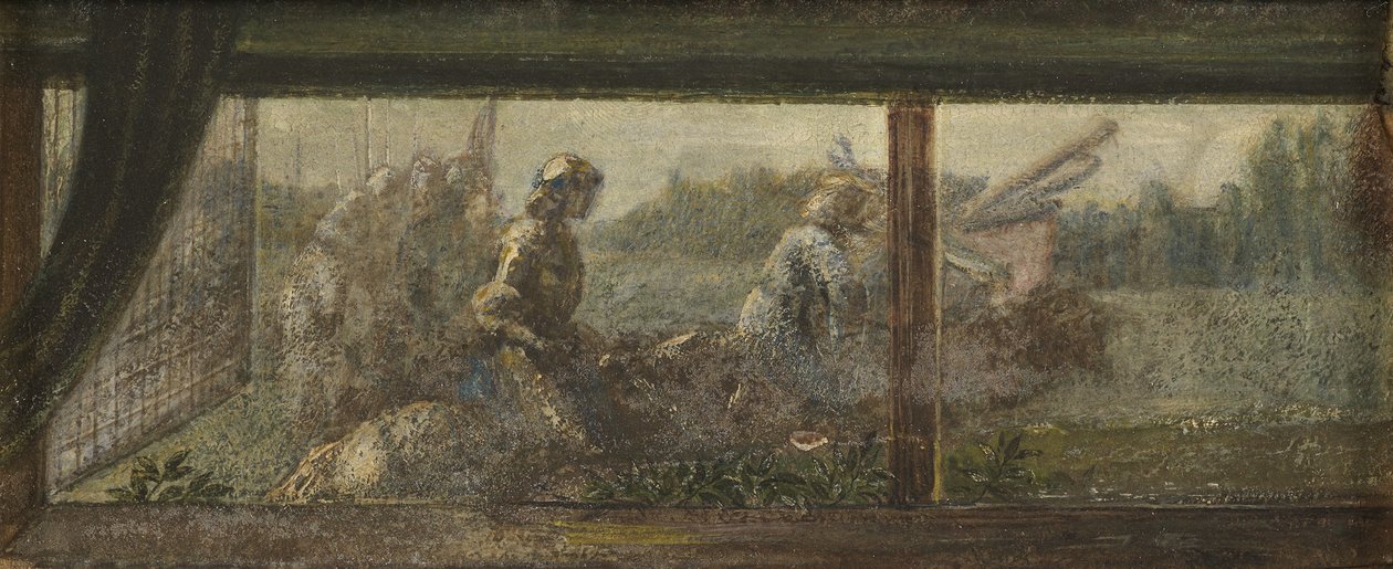 Once my Fell Foe (wc e bodycolour no papel) de Edward Burne Jones