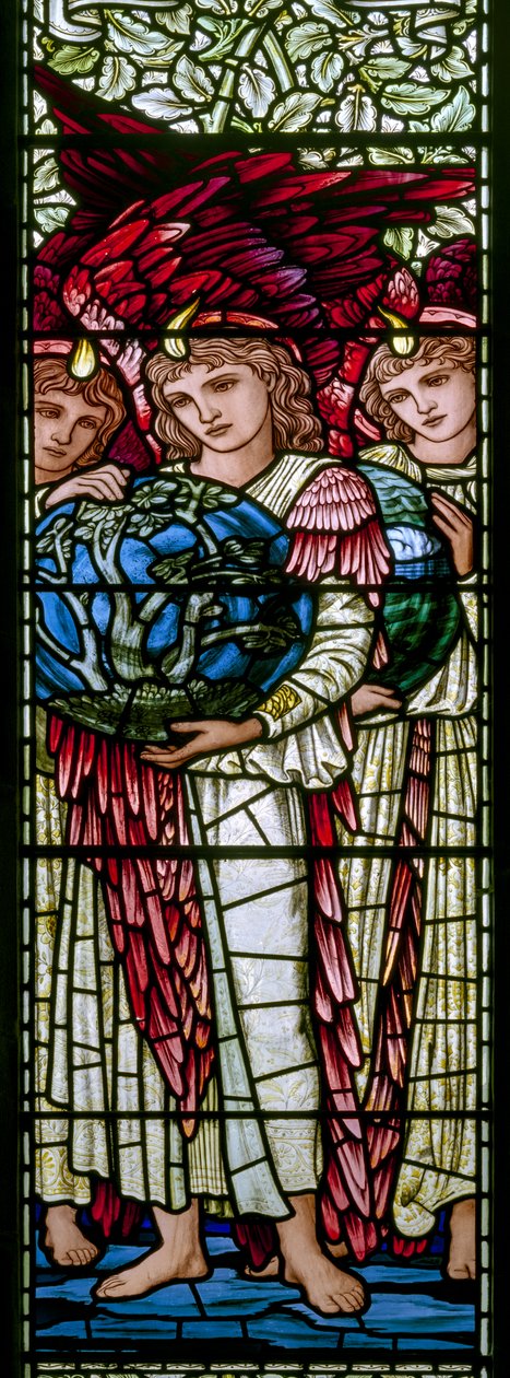 Faculdade Oxford de Manchester Harris, Morris & Co., Edward Burne-Jones, os dias da criação, 1895 de Edward Burne Jones