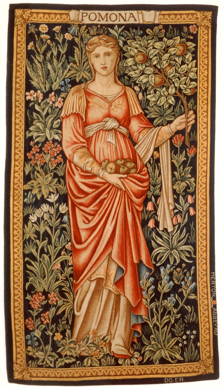 Pomona, Morris & Co. Abadia de Merton, 1884 de Edward Burne Jones