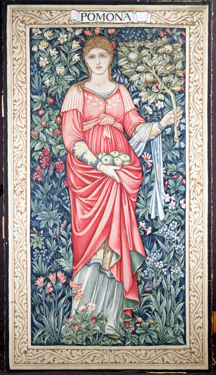 Pomona, feita por Morris und Co., c.1885 (tapeçaria) de Edward Burne Jones