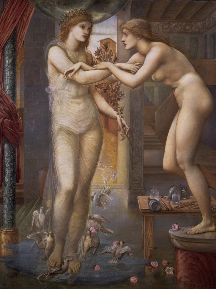 Pigmalião e a imagem: Os fogos da divindade, 1868-78 de Edward Burne Jones