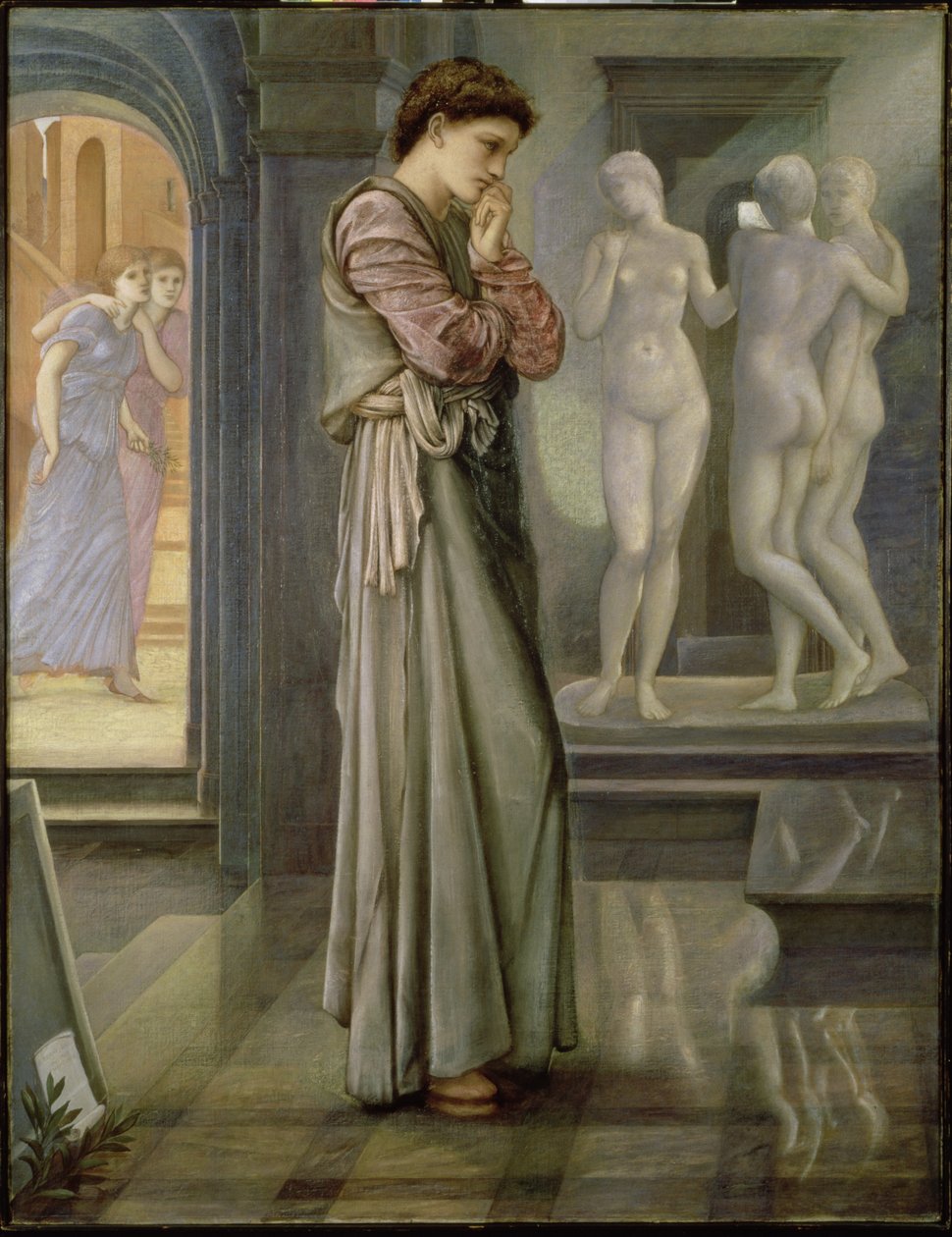 Pigmalião e a imagem: o coração deseja, 1868 de Edward Burne Jones