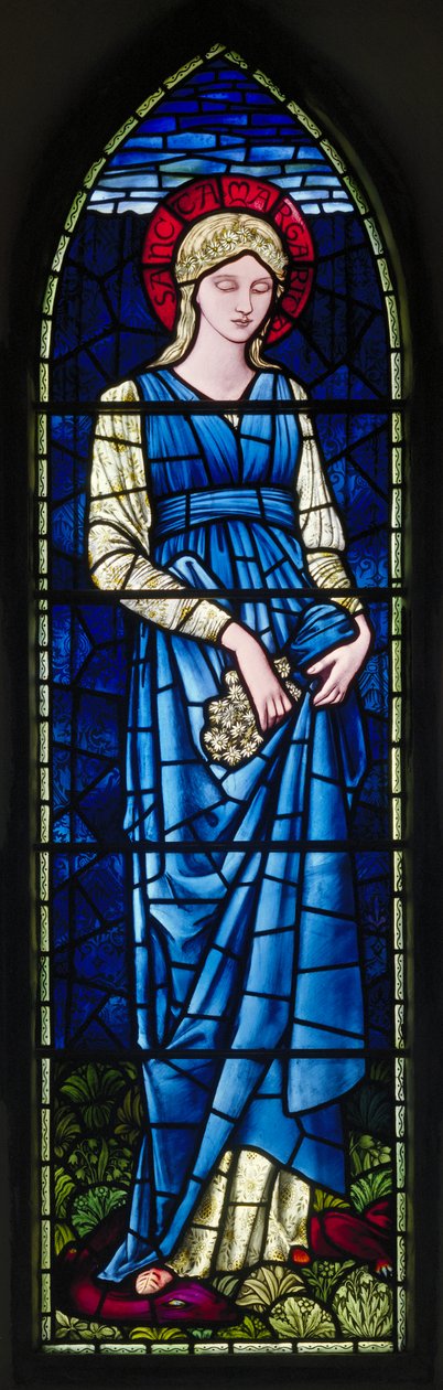 Rottingdean, Santa Margarida, Morris & Co., Edward Burne-Jones, Santa Margarida, 1894 de Edward Burne Jones