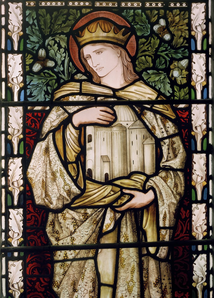 Salomão e o Templo, 1876 (vitral) de Edward Burne Jones