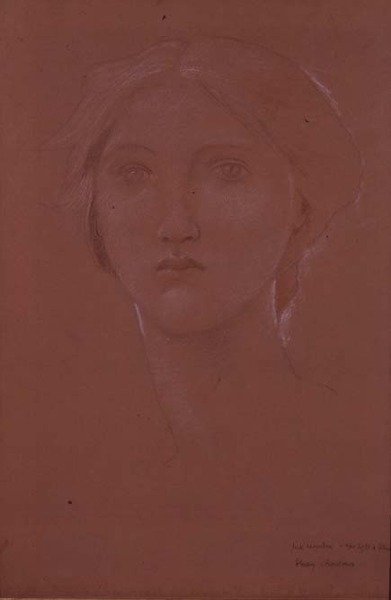 Estudo de Margaret Burne-Jones para 