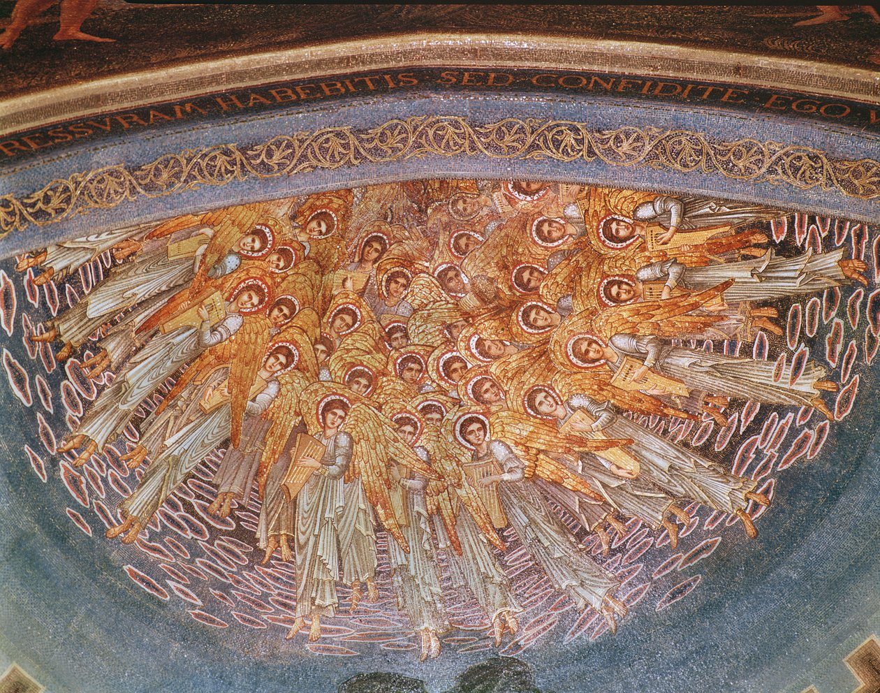 A Anunciação (mosaico do teto) de Edward Burne Jones