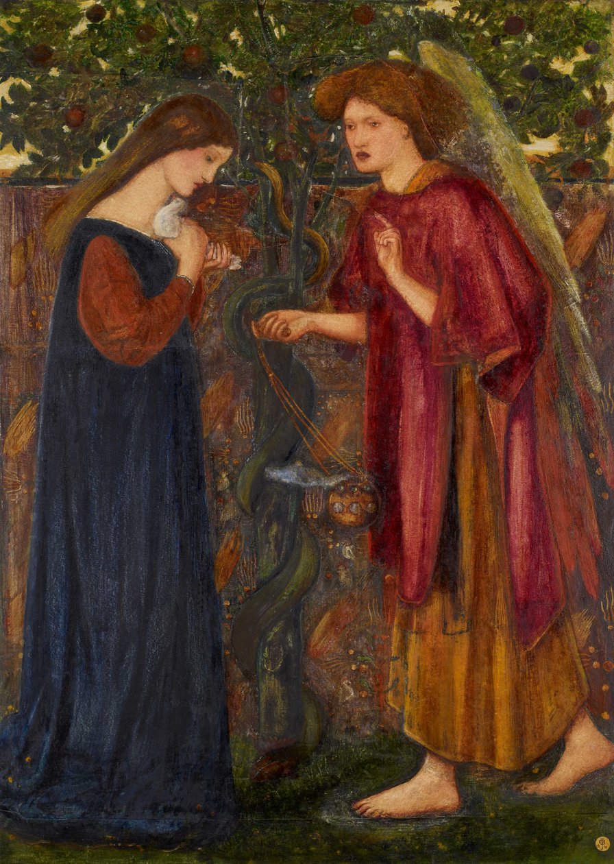 A Anunciação de Edward Burne Jones