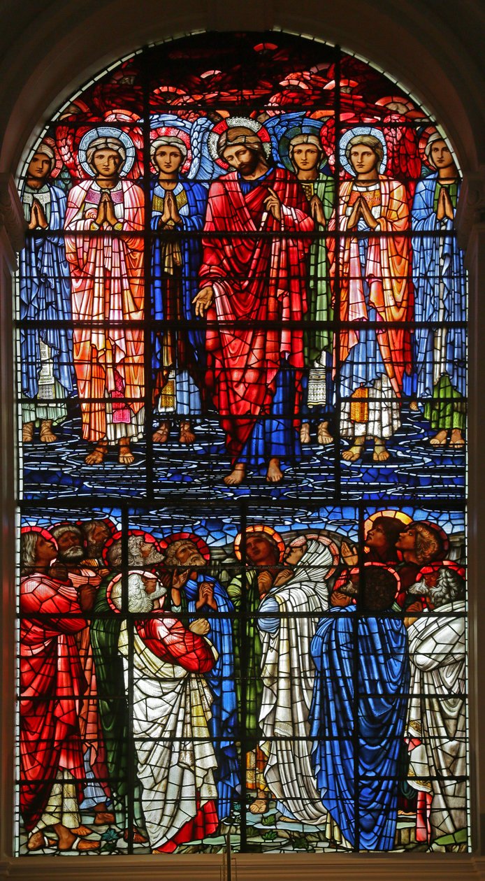 A Ascensão, 1885-1897 (vitral) de Edward Burne Jones