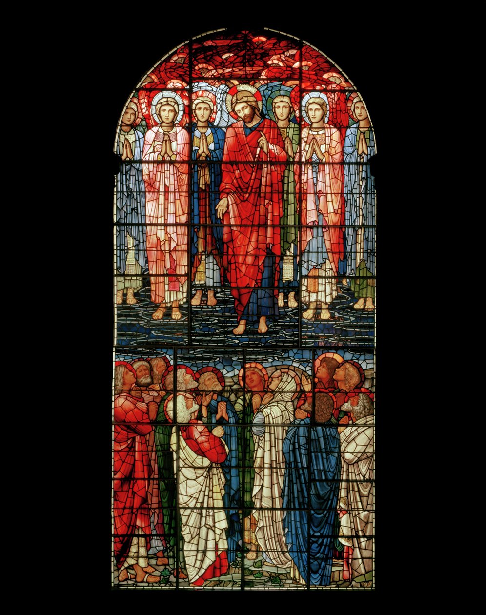 A janela da ascensão, 1885 (vitral) de Edward Burne Jones