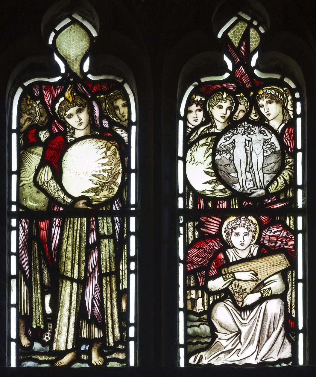 Os Dias da Criação, 1874 (vitral) de Edward Burne Jones