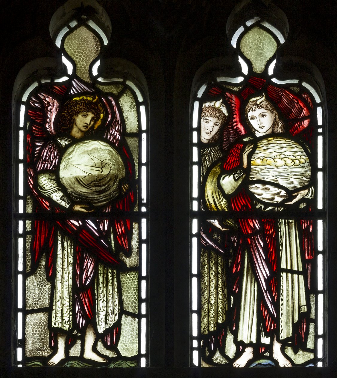 Os Dias da Criação, 1874 (vitral) de Edward Burne Jones