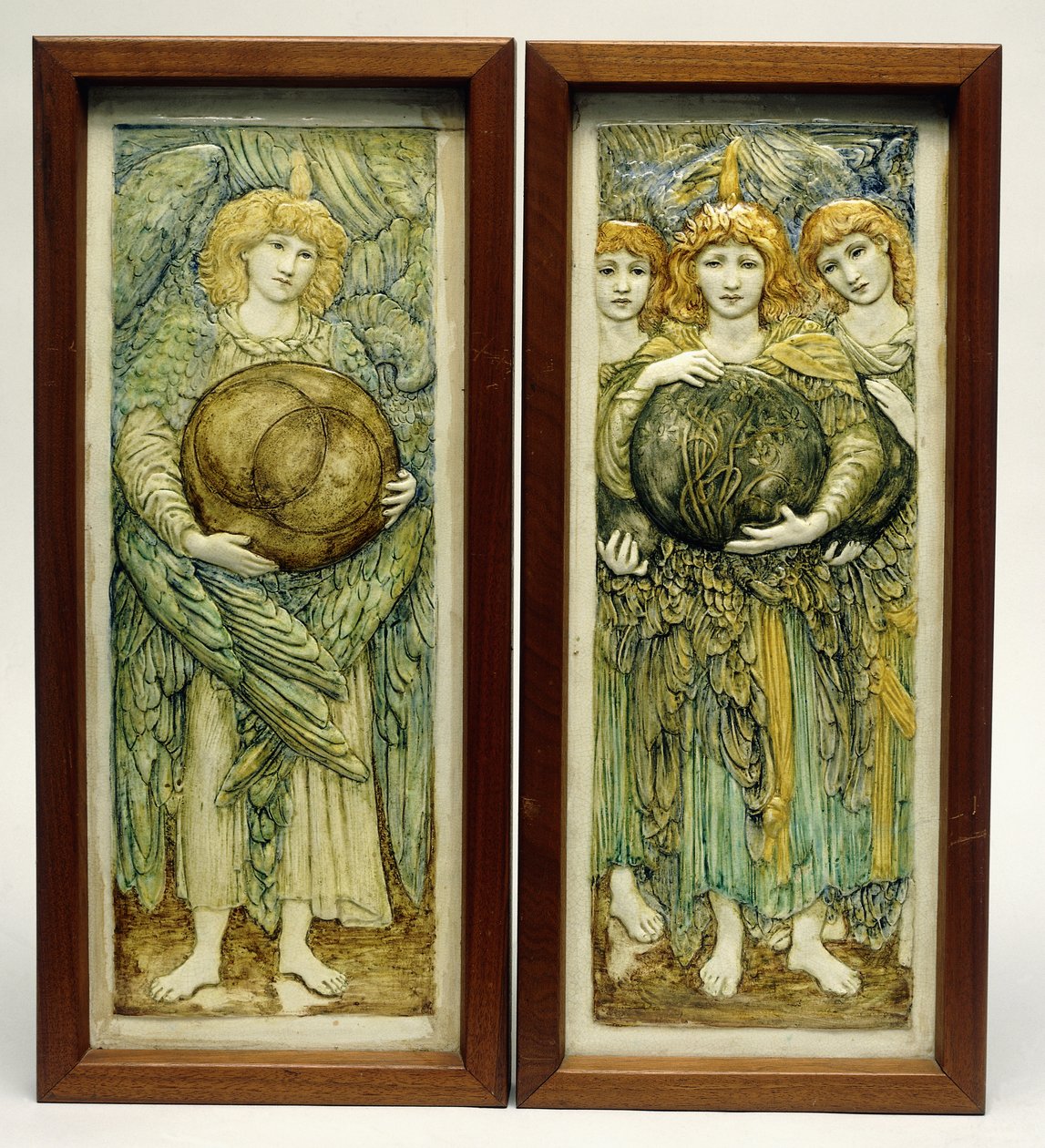 O primeiro dia da criação e o terceiro dia da criação, de Edward Burne Jones