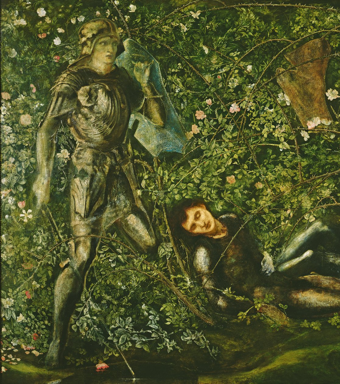 Os Cavaleiros e o Briar Rose, 1869 de Edward Burne Jones