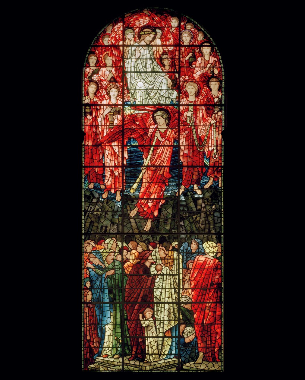 A última janela do julgamento, 1897 (vitral) de Edward Burne Jones