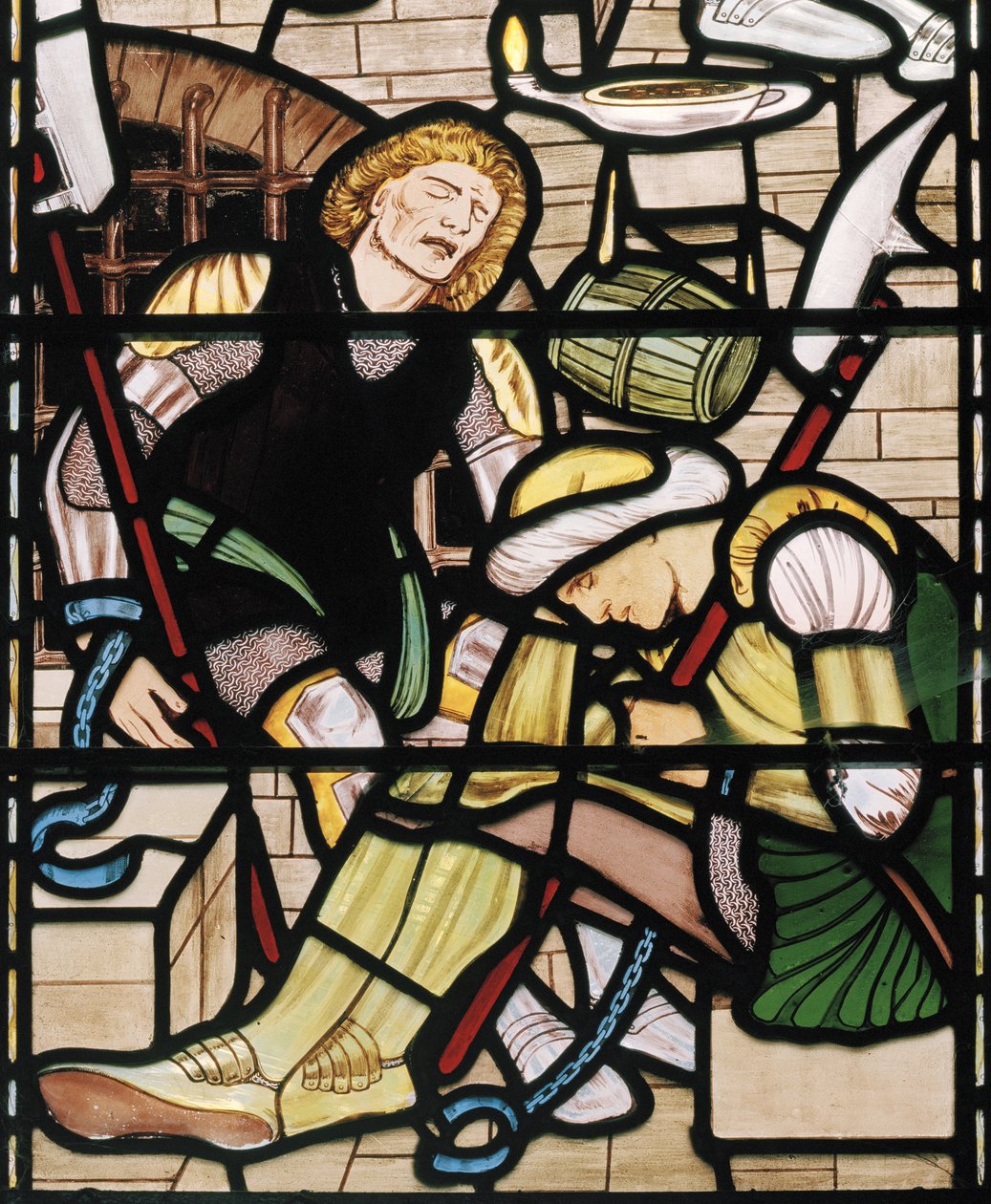 A Libertação de São Pedro, 1862-3 (vitral) de Edward Burne Jones