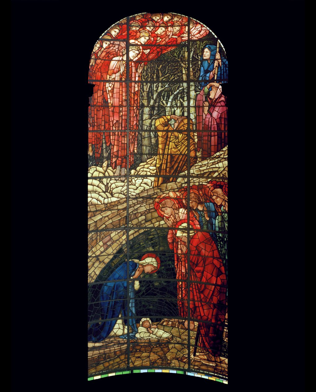 A janela da natividade, 1888 (vitral) de Edward Burne Jones
