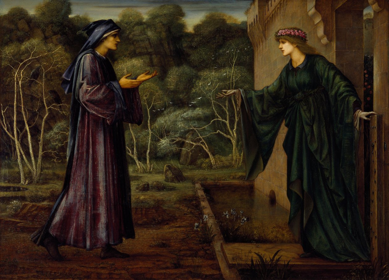 O peregrino no portão da ociosidade de Edward Burne Jones