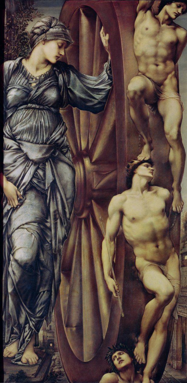 A roda da fortuna de Edward Burne Jones