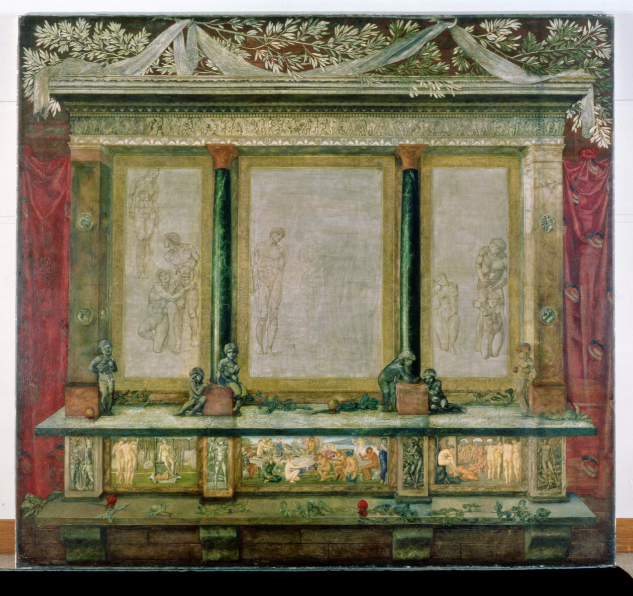 Tríptico de Troy, 1872-1898 de Edward Burne Jones