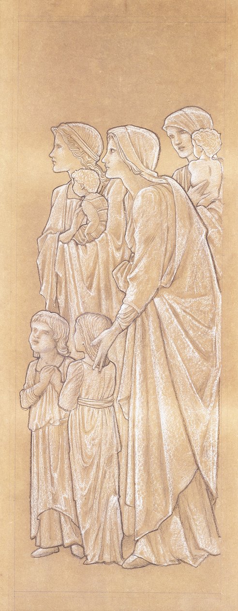 Mulheres trazendo filhos para Cristo, de Edward Burne Jones