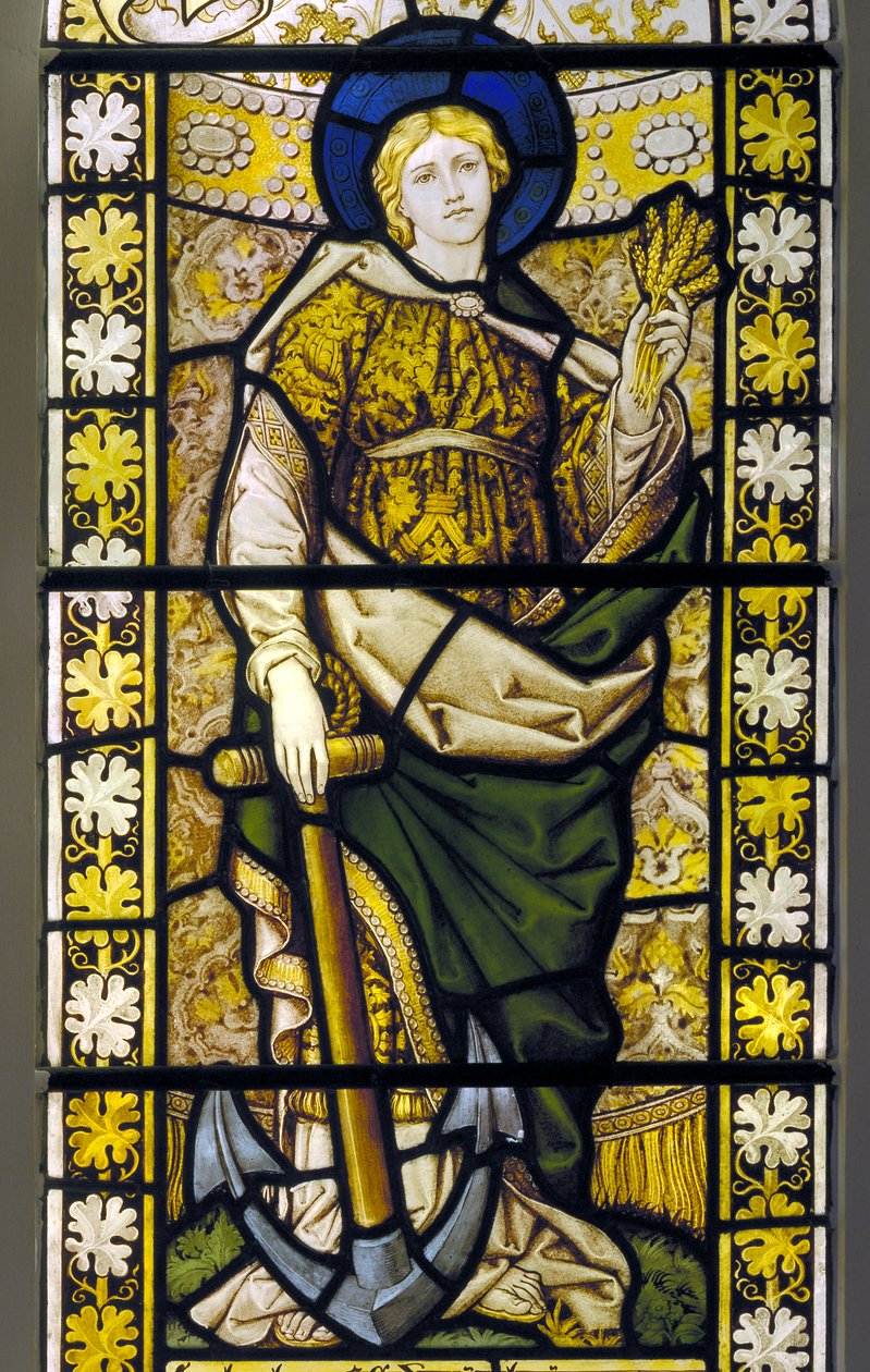 Forest Green, Santíssima Trindade, Burlison & Grylls, depois de Edward Burne-Jones, Hope 1896 de Edward Coley after Burne Jones
