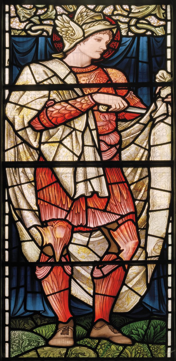 Wilden, Todos os Santos, Morris & Co., Edward Burne-Jones, John Henry Dearle (1859-1932), São Martinho, Generosidade, 1902-1914, Louisa, Alfred, Os Baldwins, Primeiro Ministro, Metodista, Worcestershire, Arts & C de Edward Coley and Dearle Burne Jones