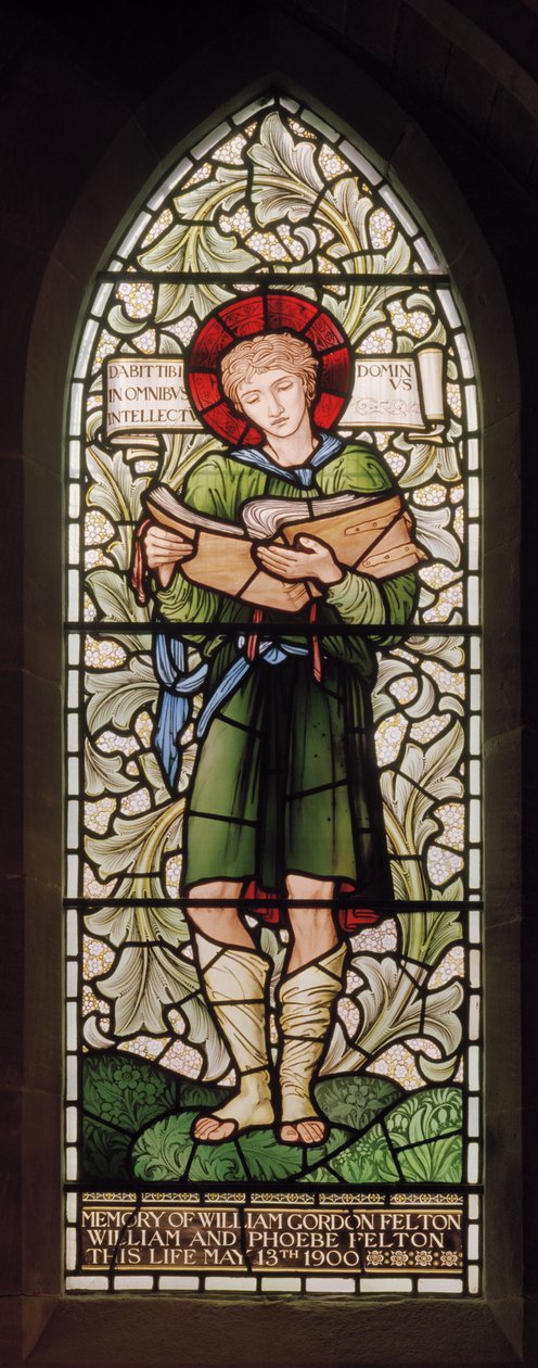 Wilden, Todos os Santos, Morris & Co., Edward Burne-Jones, John Henry Dearle (1859-1932), Timothy, 1902-1914, Louisa, Alfred, Os Baldwins, Primeiro Ministro, Metodista, Worcestershire, Artes e Ofícios, Rudyard de Edward Coley and Dearle Burne Jones