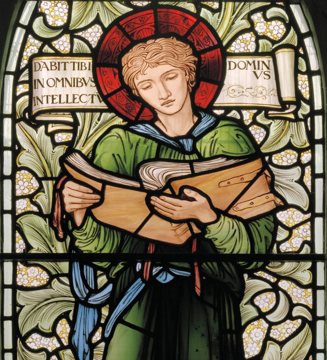 Wilden, Todos os Santos, Morris & Co., Edward Burne-Jones, John Henry Dearle (1859-1932), Timothy, detalhe, 1902-1914, Louisa, Alfred, Os Baldwins, Primeiro Ministro, Metodista, Worcestershire, Artes e Ofícios, de Edward Coley and Dearle Burne Jones
