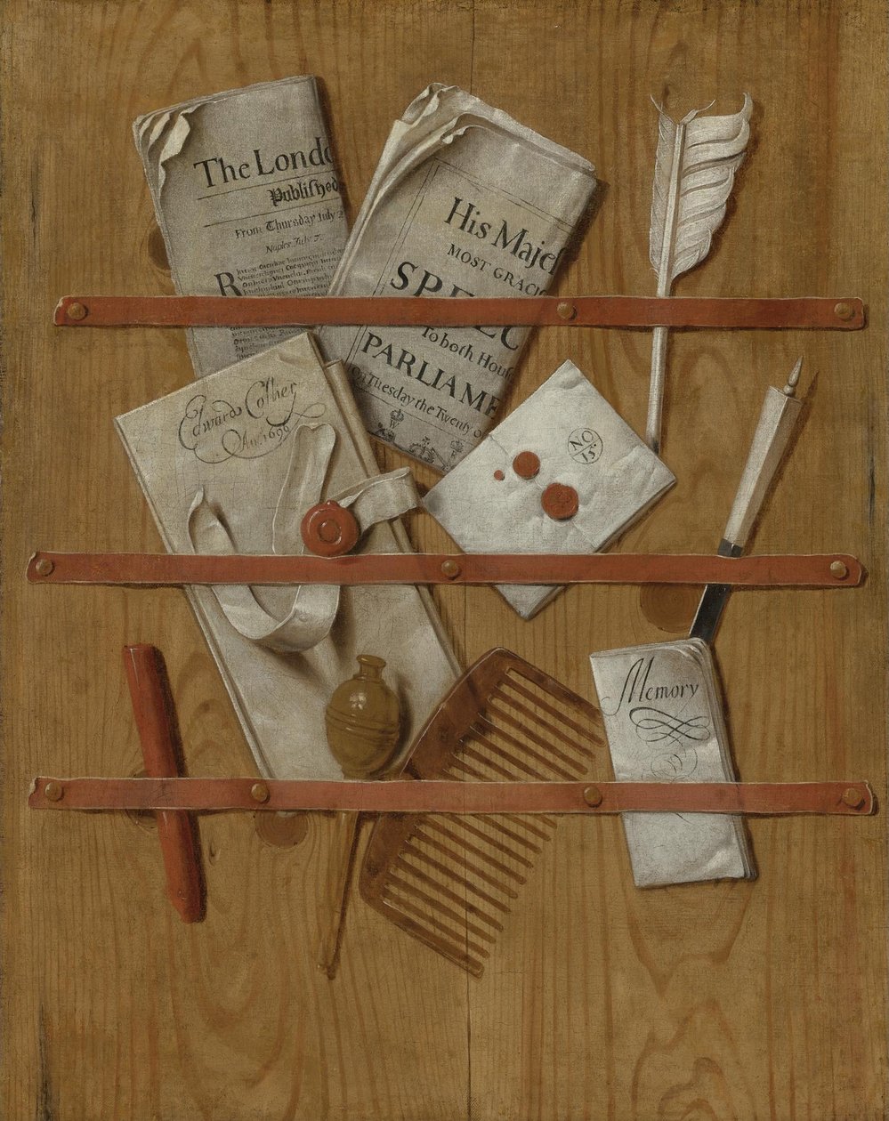 Trompe-loeil, 1696 de Edward Collier