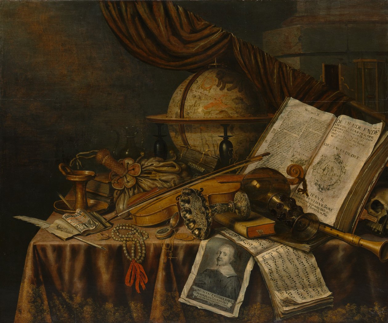 Vanitas ainda vida, 1662. de Edward Collier