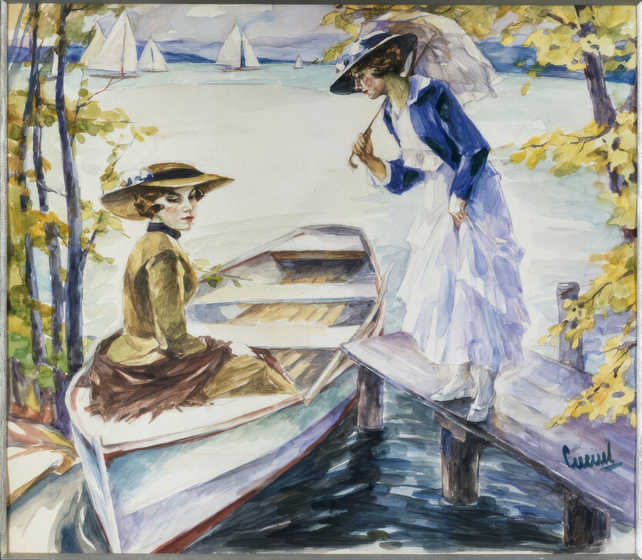 No cais de Edward Cucuel