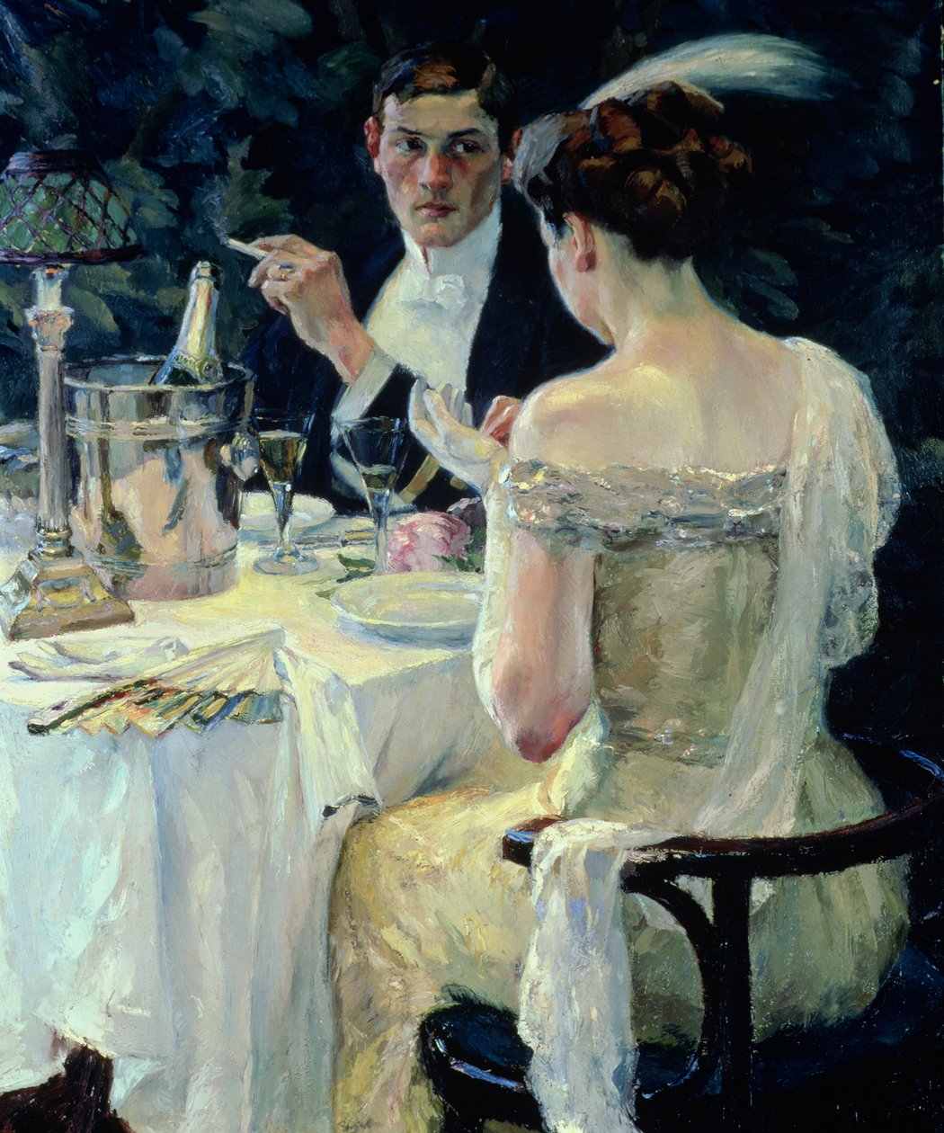 Despedida (óleo sobre tela) de Edward Cucuel