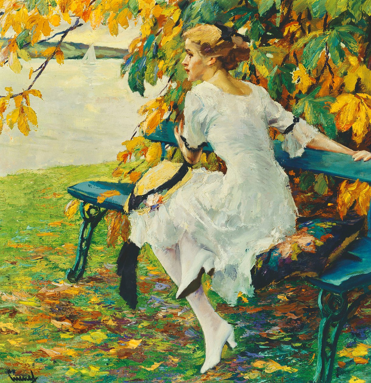 No banco verde; Auf der Grunen Bank de Edward Cucuel
