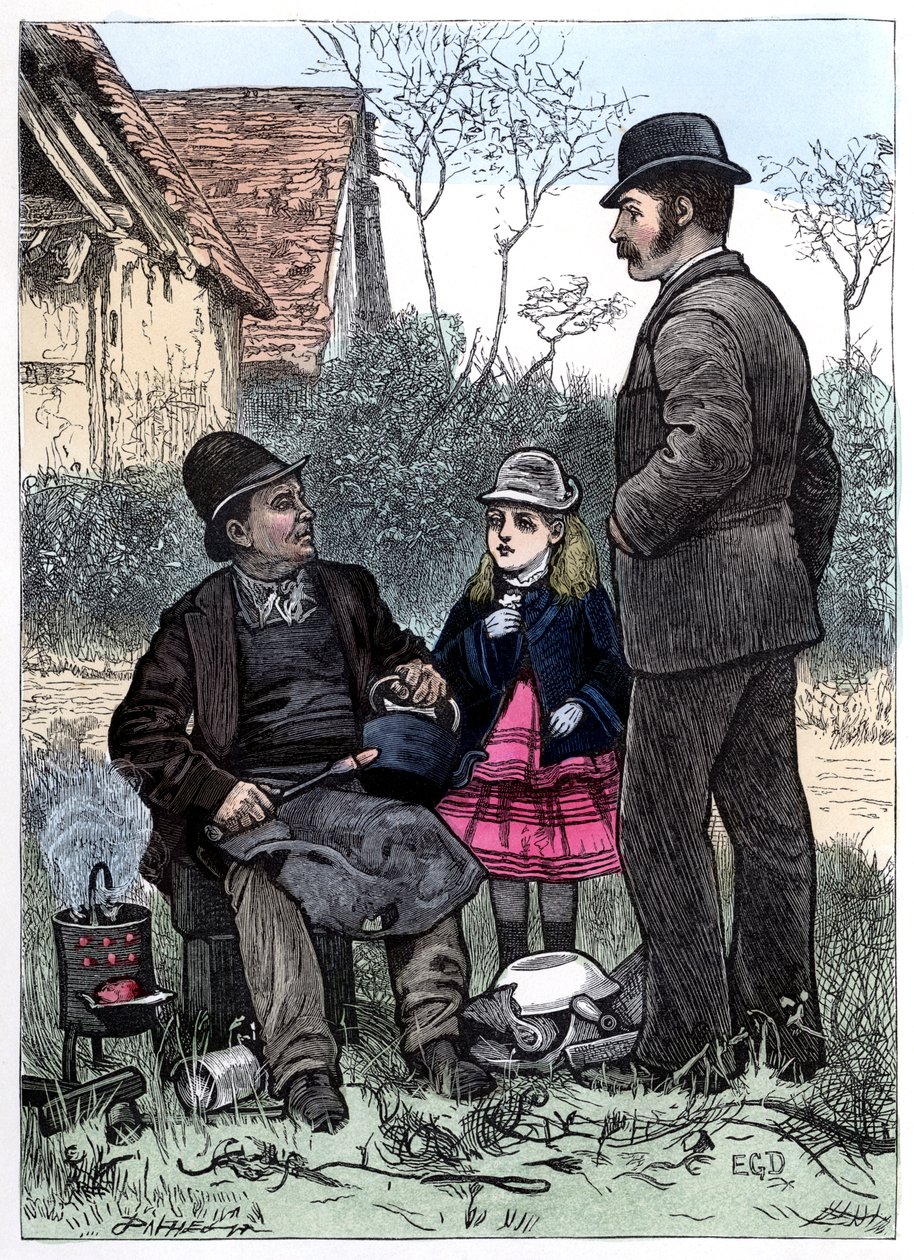 Pegando a Sininho por Charles Dickens de Edward Dalziel