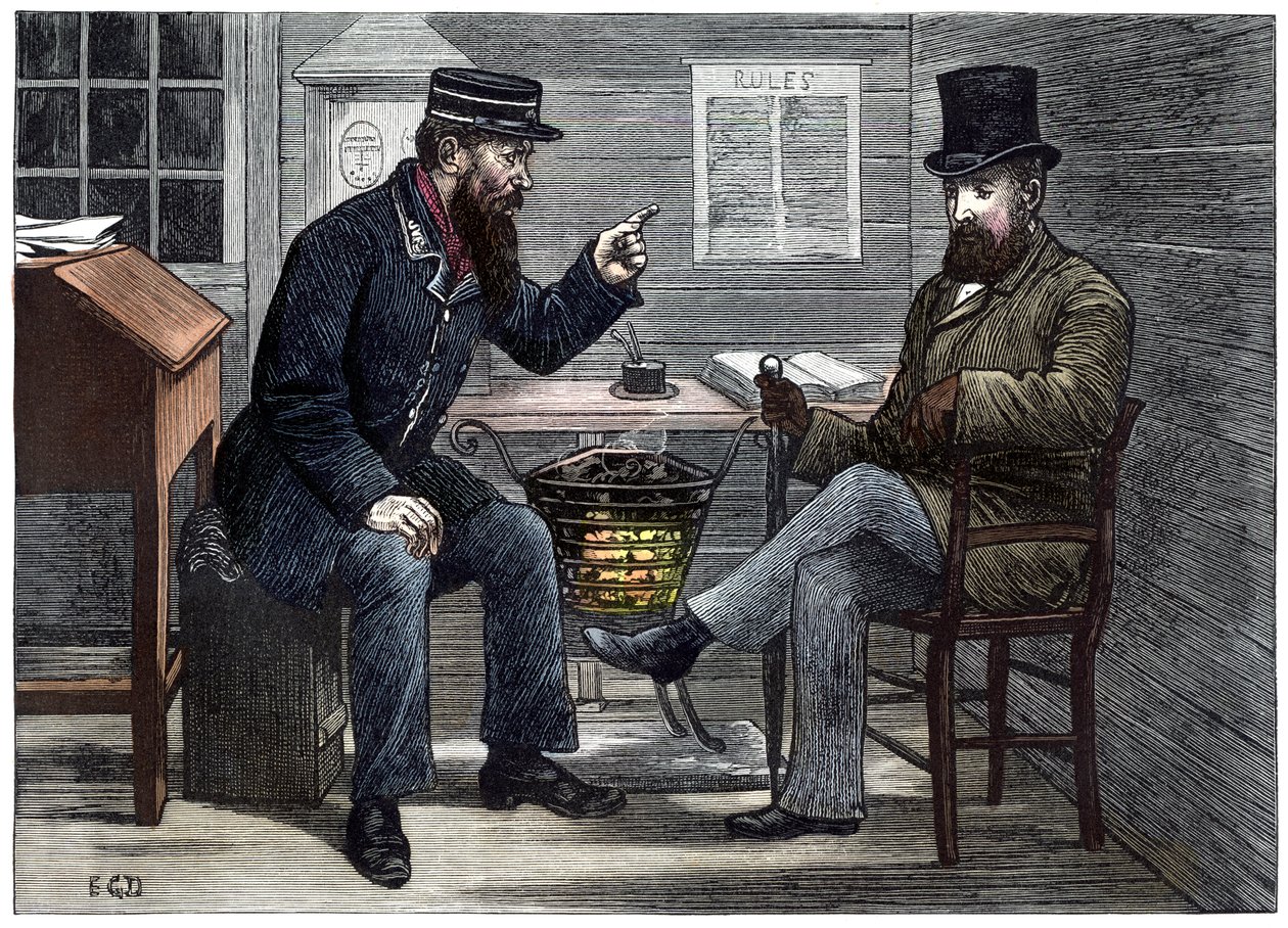 O Homem dos Sinais por Charles Dickens de Edward Dalziel