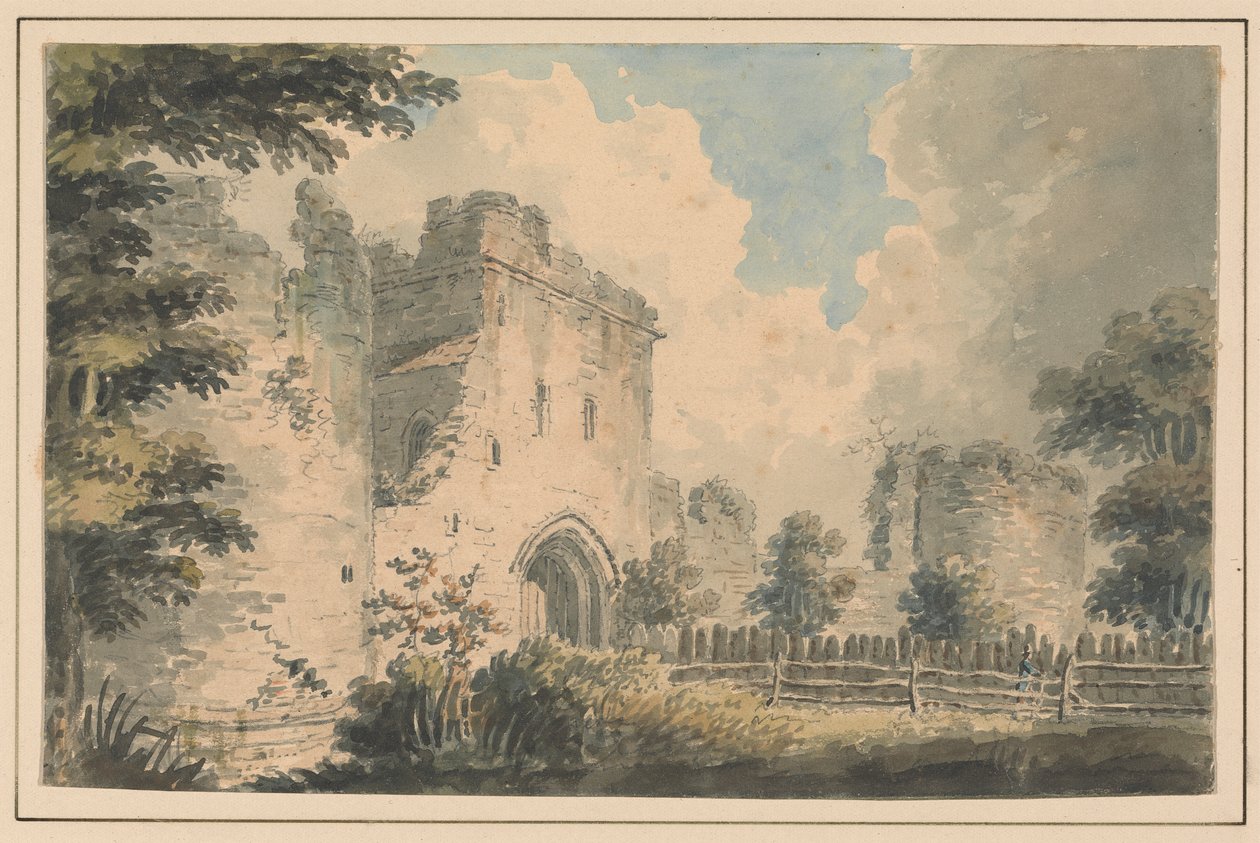 A Fortaleza, Castelo de Porchester de Edward Dayes