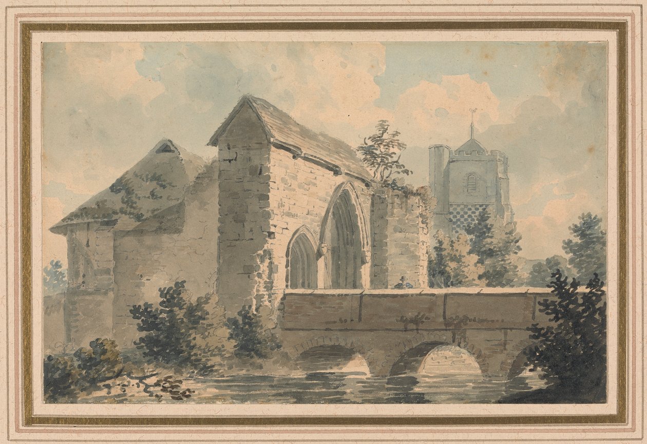 Abadia de Waltham, Essex de Edward Dayes