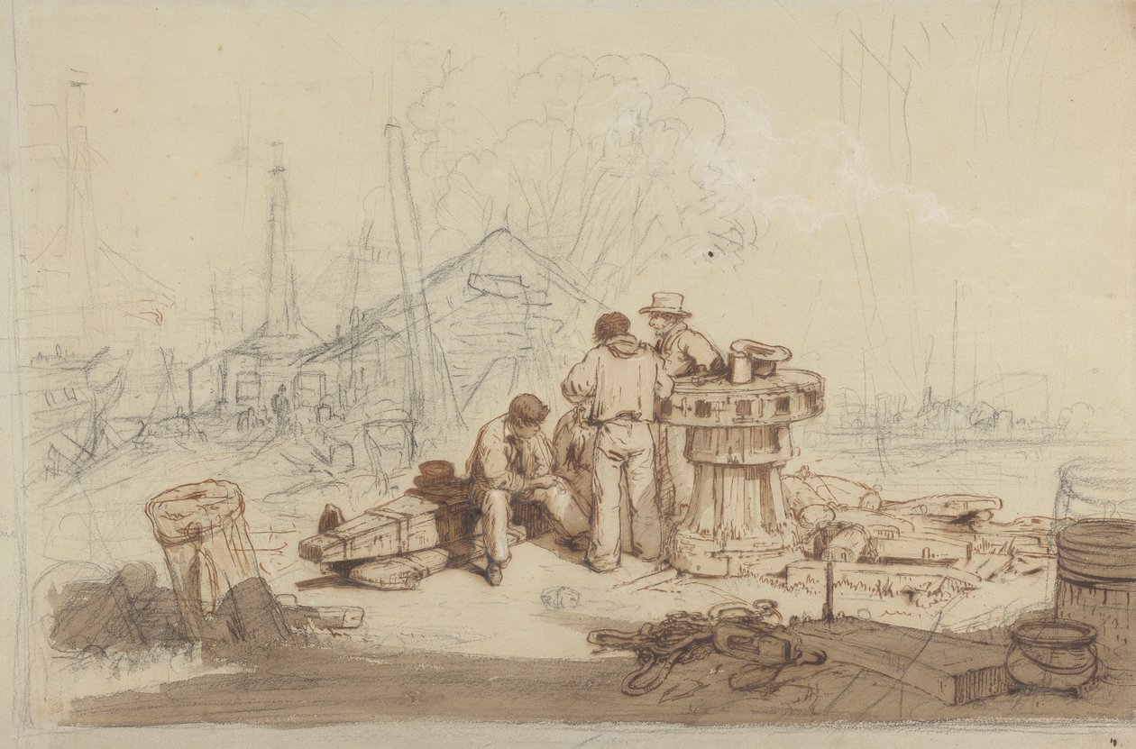 Estudo dos Pescadores e Artes de Edward Duncan