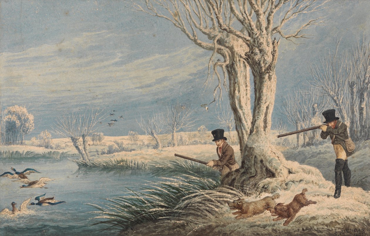 Caça ao pato-selvagem de Edward Duncan