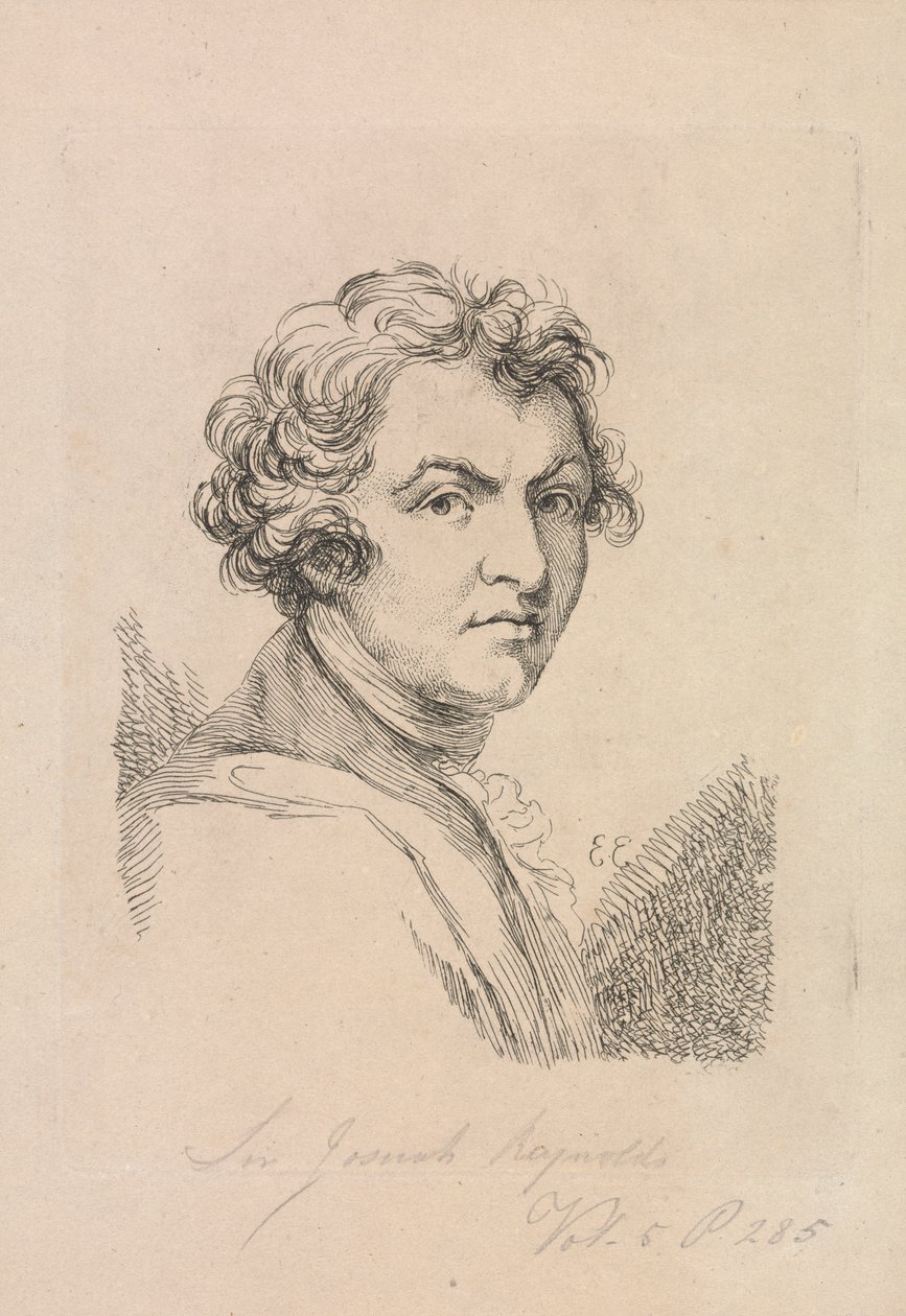 Sir Joshua Reynolds de Edward Edwards