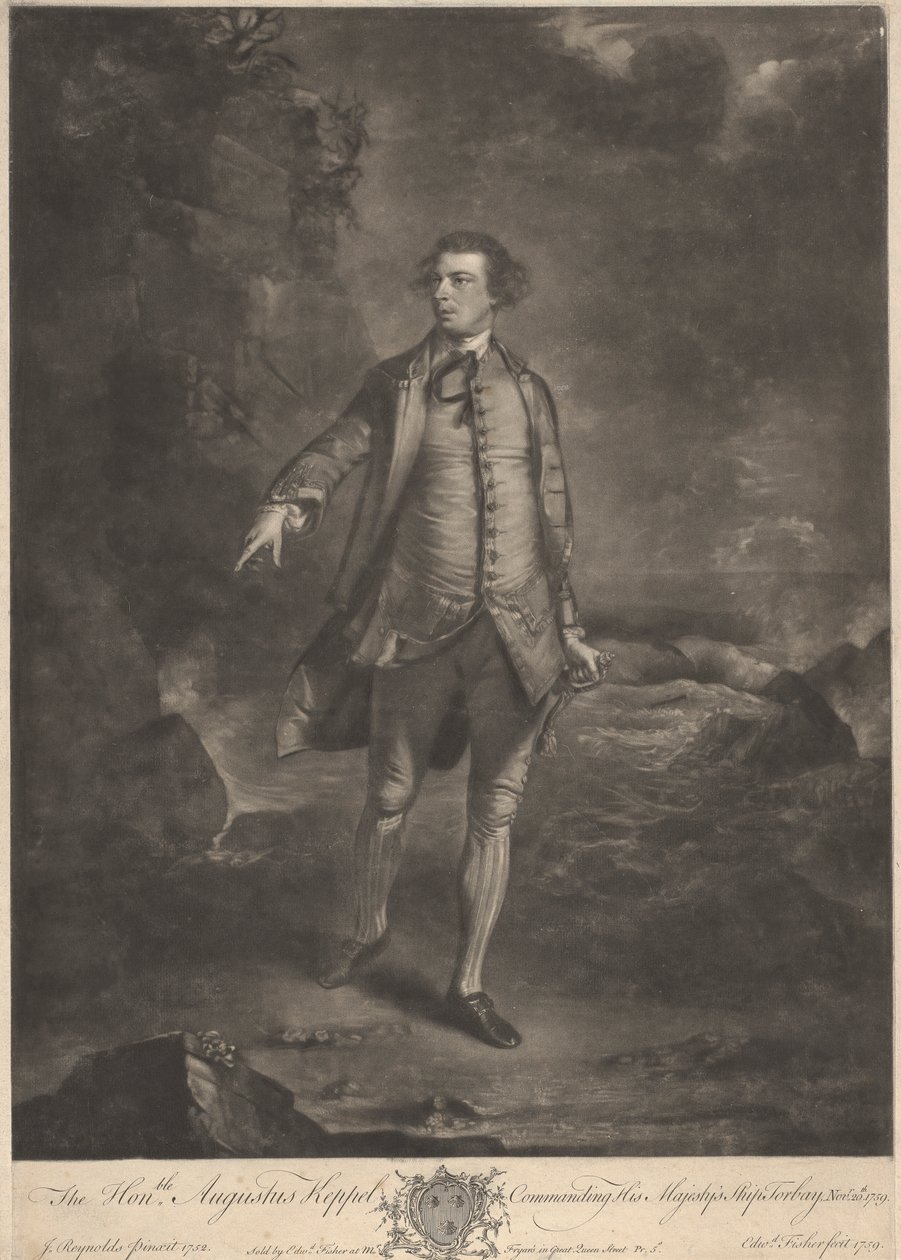 O Honorável Augustus Keppel de Edward Fisher